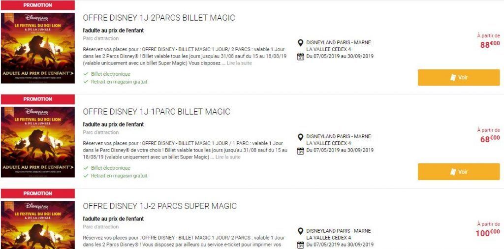 Ofertas entradas Disneyland París baratas