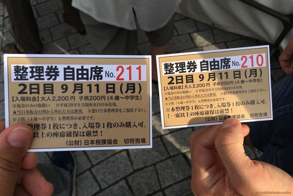 Entradas para ver sumo en Japón Tokyo