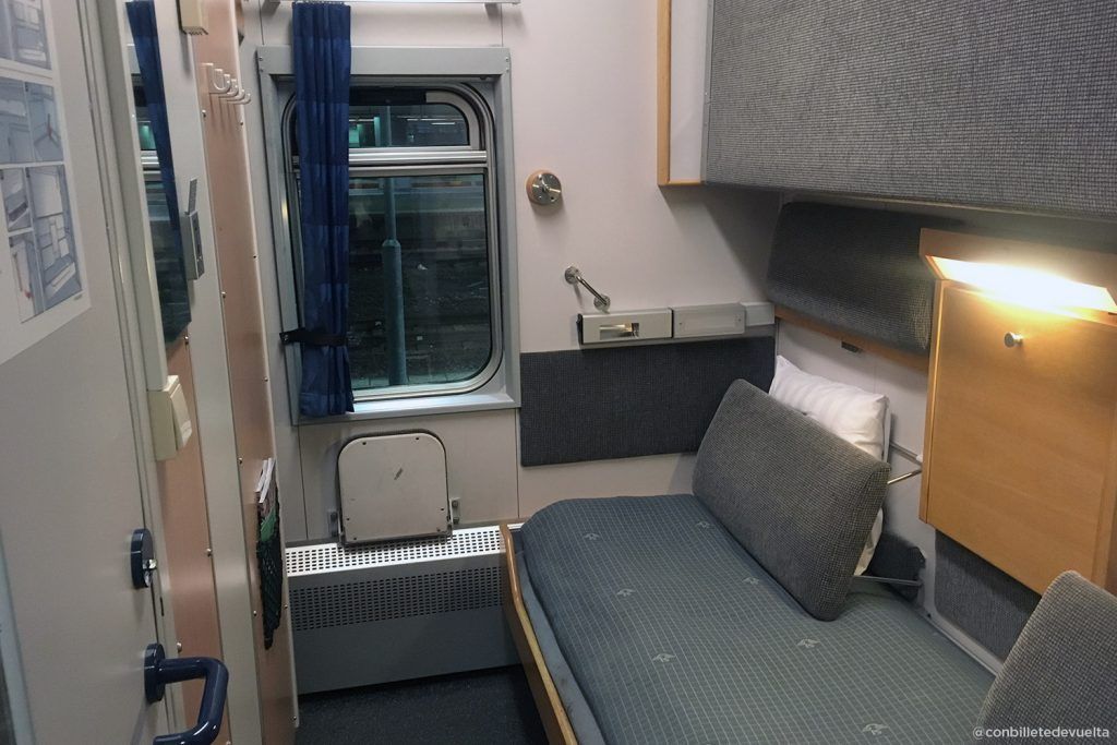 Cabina privada en los trenes de Suecia (Laponia por libre)