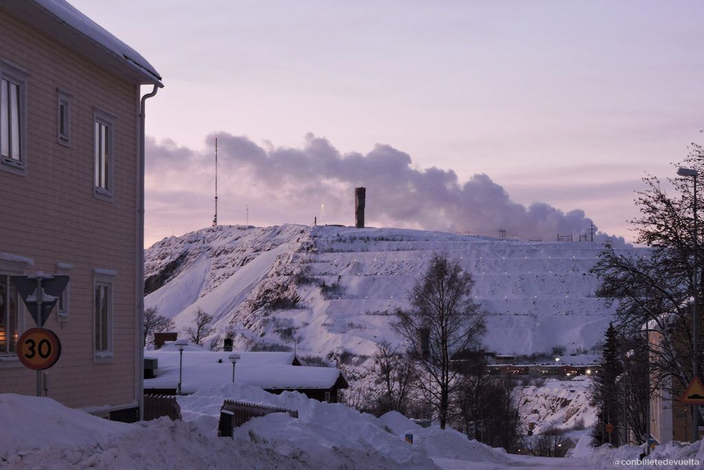 Mina de Kiruna (Laponia sueca)