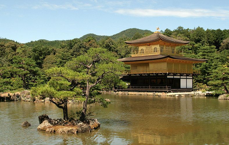 lugares que ver en Japón: Pabellón Dorado de Kyoto