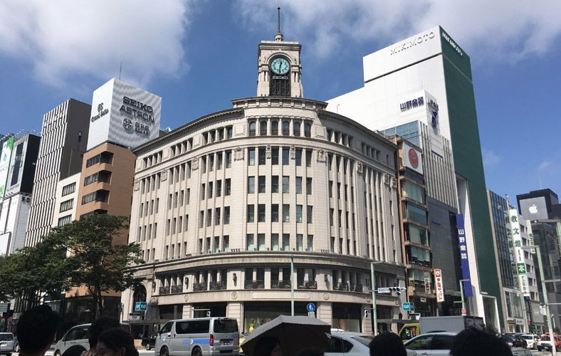 lugares que ver en Japón: barrio de Ginza, en Tokyo