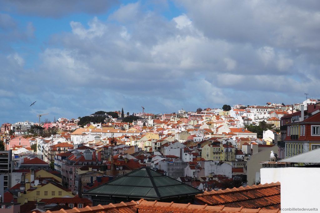 Mirador de Santa Catalina, en Lisboa
