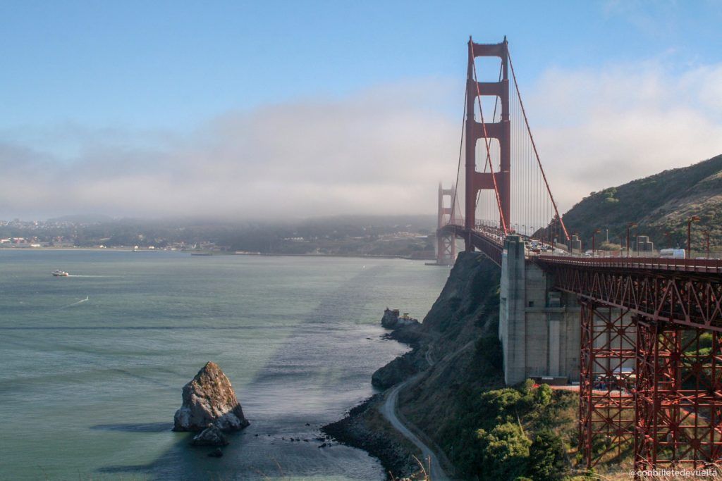 El Golden Gate y la ciudad de San Francisco desde Marin County