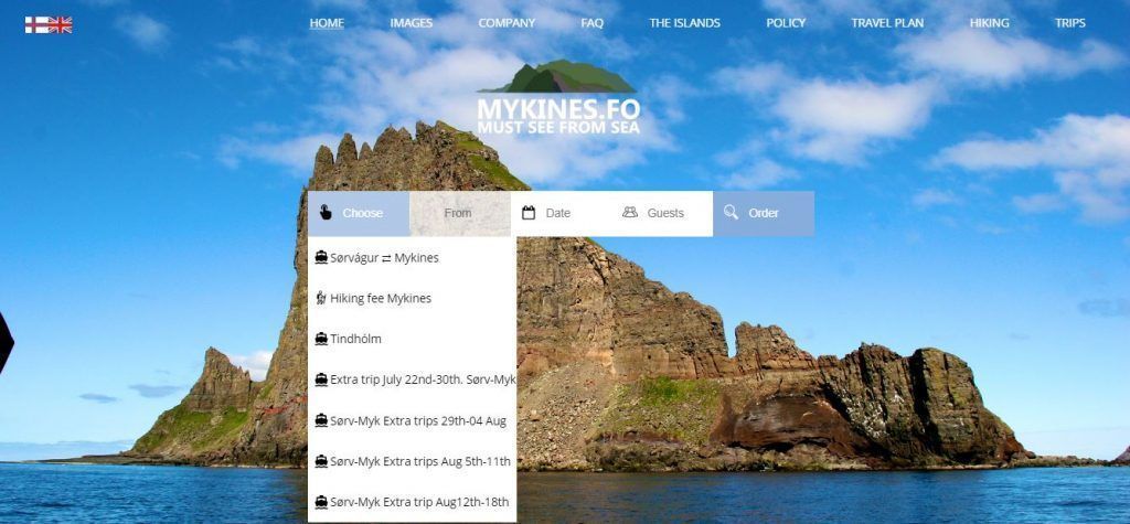 Como llegar a Mykines en ferry