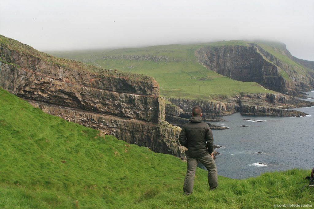 Mykines desde el trekking de Mykines hólmur